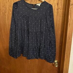 Boutique Brand Blu Pepper boho blouse. Size M